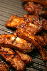 meat on the grill