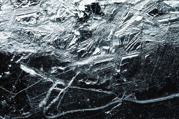 ice crystals background texture