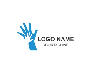 Hand Care Logo Template vector icon