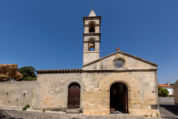 Fototapeta na wymiar Chiesa Santa Croce- Padria (Sassari) - Sardegna