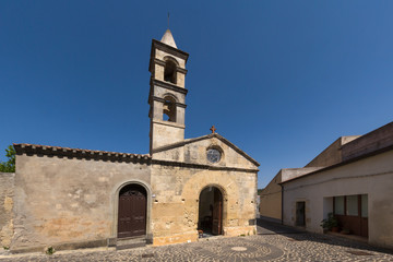 Fototapeta na wymiar Chiesa Santa Croce- Padria (Sassari) - Sardegna