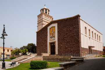 Fototapeta na wymiar Chiesa - San giovanni Suergiu - Sardegna