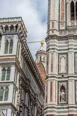 Cathedral Santa Maria del Fiore with magnificent Renaissance dome designed by Filippo Brunelleschi in Florence, Italy