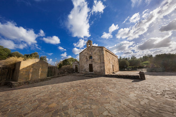 Fototapeta na wymiar Chiesa Santa Maria di Palmas- San giovanni Suergiu - Sardegna