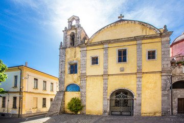 Fototapeta na wymiar Chiesa Santa Maria - Santulussurgiu - Sardegna
