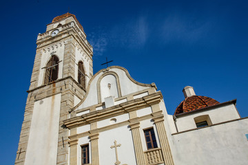 Fototapeta na wymiar Chiesa Santa Barbara - Senorbi - Sardegna