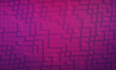 abstract pink cubes mosaic background