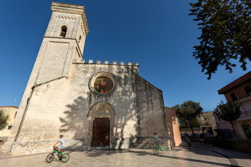 Fototapeta na wymiar Chiesa San Giorgio- Sestu - Sardegna