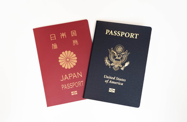 Japanese and US passports