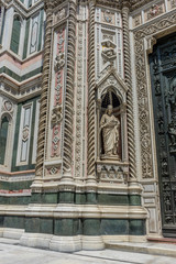 Cathedral Santa Maria del Fiore with magnificent Renaissance dome designed by Filippo Brunelleschi in Florence, Italy