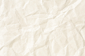 Old brown crumpled paper background texture