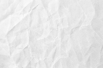 Crumpled white paper texture