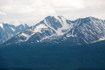 The views of the Altay mountains (Aktru)