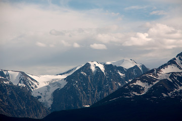 The views of the Altay mountains (Aktru)