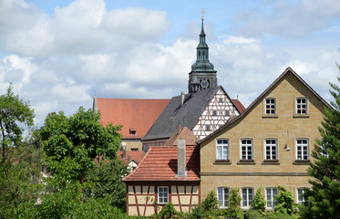 Fototapeta premium Marienkirche zu Königsberg in Bayern