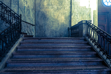 Stairs in Royal Palace - Kungliga slottet, Stockholm, Sweden