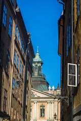 Stock Exchange Building at Stortorget Square, Gamla Stan or Old Town, Stockholm, Sweden