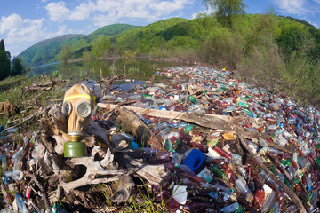 Special operation to clean up the river of debris