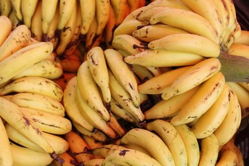 Ripe banana is delicious at street food