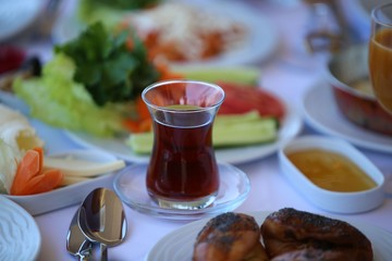 traditional turkish breakfast.