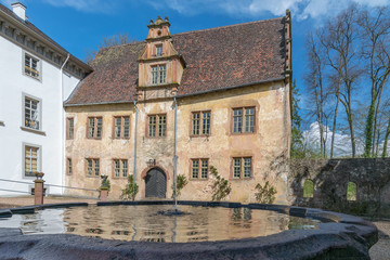 Obraz premium Schloss Fürstenau Steinbach bei Michelstadt