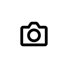 Zoom photo icon. Camera focus sign