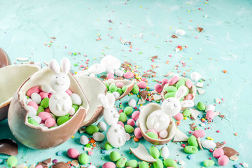 Easter sweets background