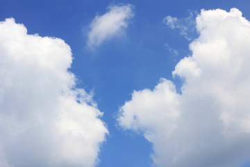 blue sky with clouds