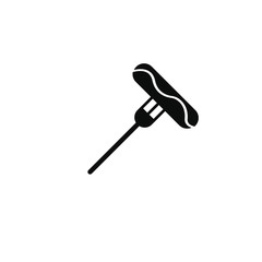 Sausage on fork icon