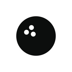 Bowling icon, bowling symbol