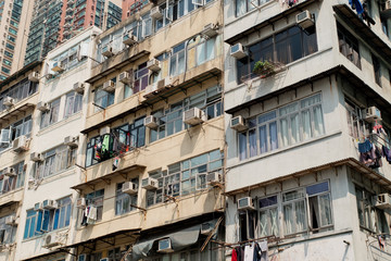 Fototapeta na wymiar Housing in Hong Kong
