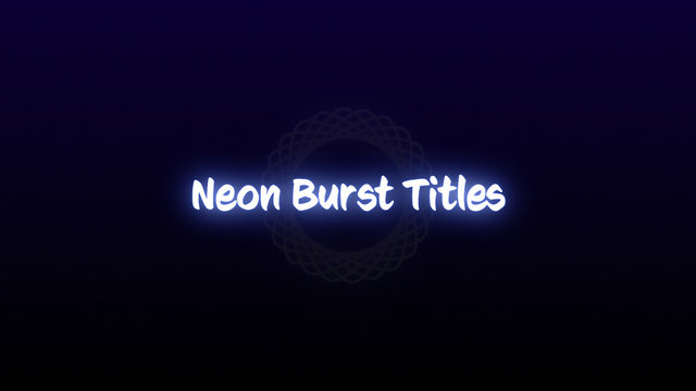 Neon Burst Titles