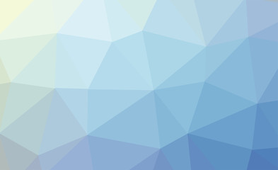Abstract blue colorful lowploly of many triangles background for use in design. EPS10 vector