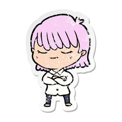 pink hair girl