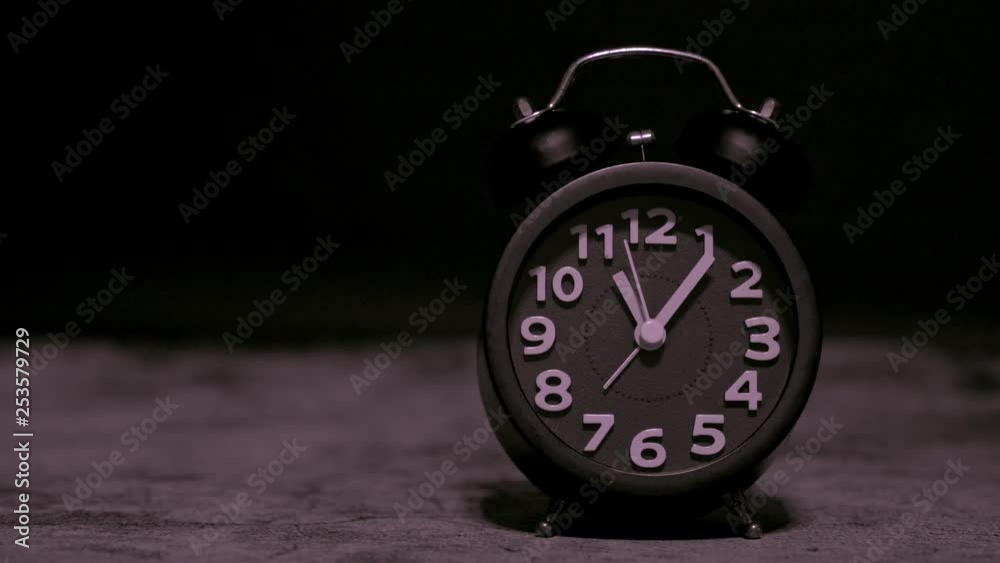 Wall mural rm clock on concrete background