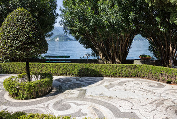 Como lake, Italy, Villa Monastero park