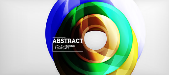 Fototapeta premium Modern geometrical abstract background, vector design