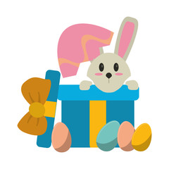 Easter day cute cartoons