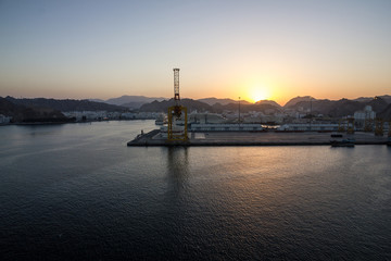 Muscat port sea view, Oman