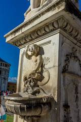 Italy,Pisa, a stone marble wash basin