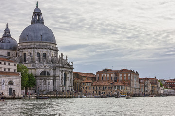 Fototapeta na wymiar Venice, Italy: Santa Maria della Salute church.