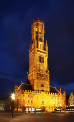 Fototapeta na wymiar Belfry of Bruges. Belgium