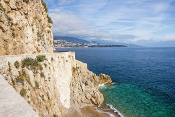 Fototapeta premium Monaco and Monte Carlo sea beach