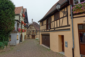 Village d'Eguisheim, Alsace, Haut-Rhin, Grand Est, France
