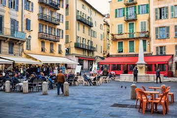 Place Sainte Reparate in Nizza, Frankreich