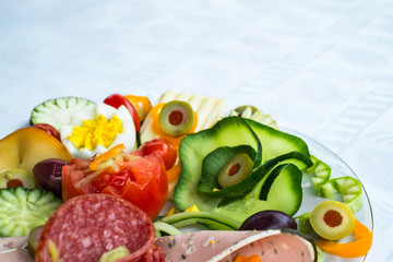 breakfast on plate