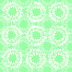 Tie dye all over green seamless repeating vector pattern