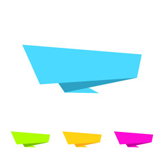 Modern Ribbon Tittle Banner Template for e-commerce promotions technology business health with modern high end look