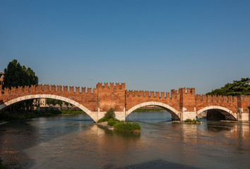Fototapeta premium The City of Verona / Scaliger bridge