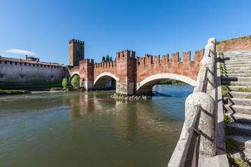 The City of Verona / Scaliger bridge